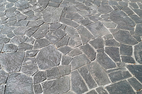 スタンプコンクリートの土間